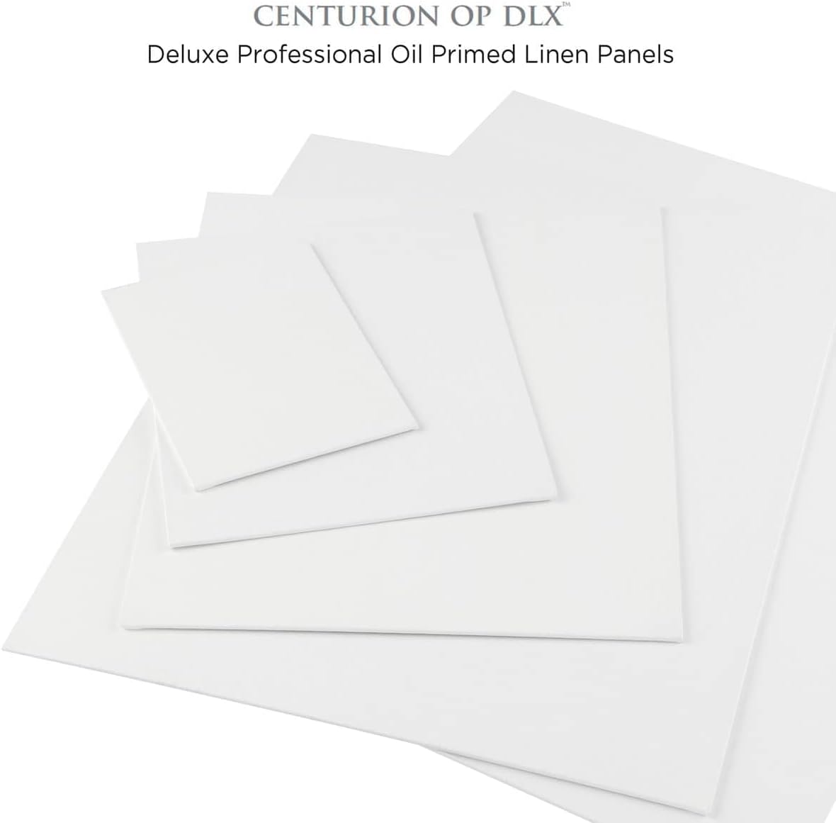 Centurion Deluxe Professional Oil Primed Linen Canvas Panels - 12x12-3 Pack of Linen Canvases for Painting, Artwork and More