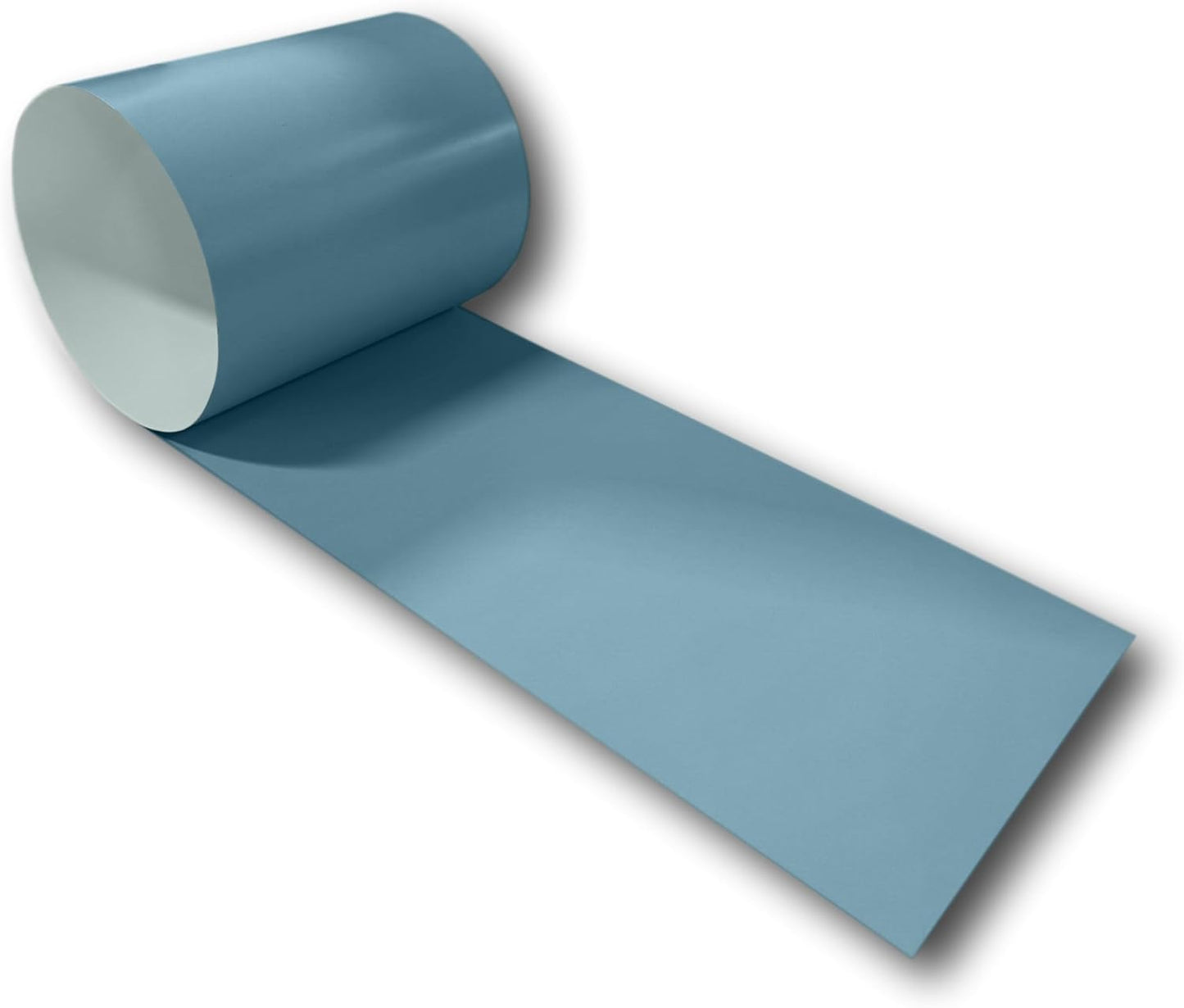 Eagle 1-24 Gauge KYNAR 500 Sheet Metal Flashing Rolls-10 FT Long-Heavy Duty-Commercial Grade-Roofing Flashing, Fascia Cover, Coping Cap-Multiple Sizes (6" x 10 FT, Slate Blue)