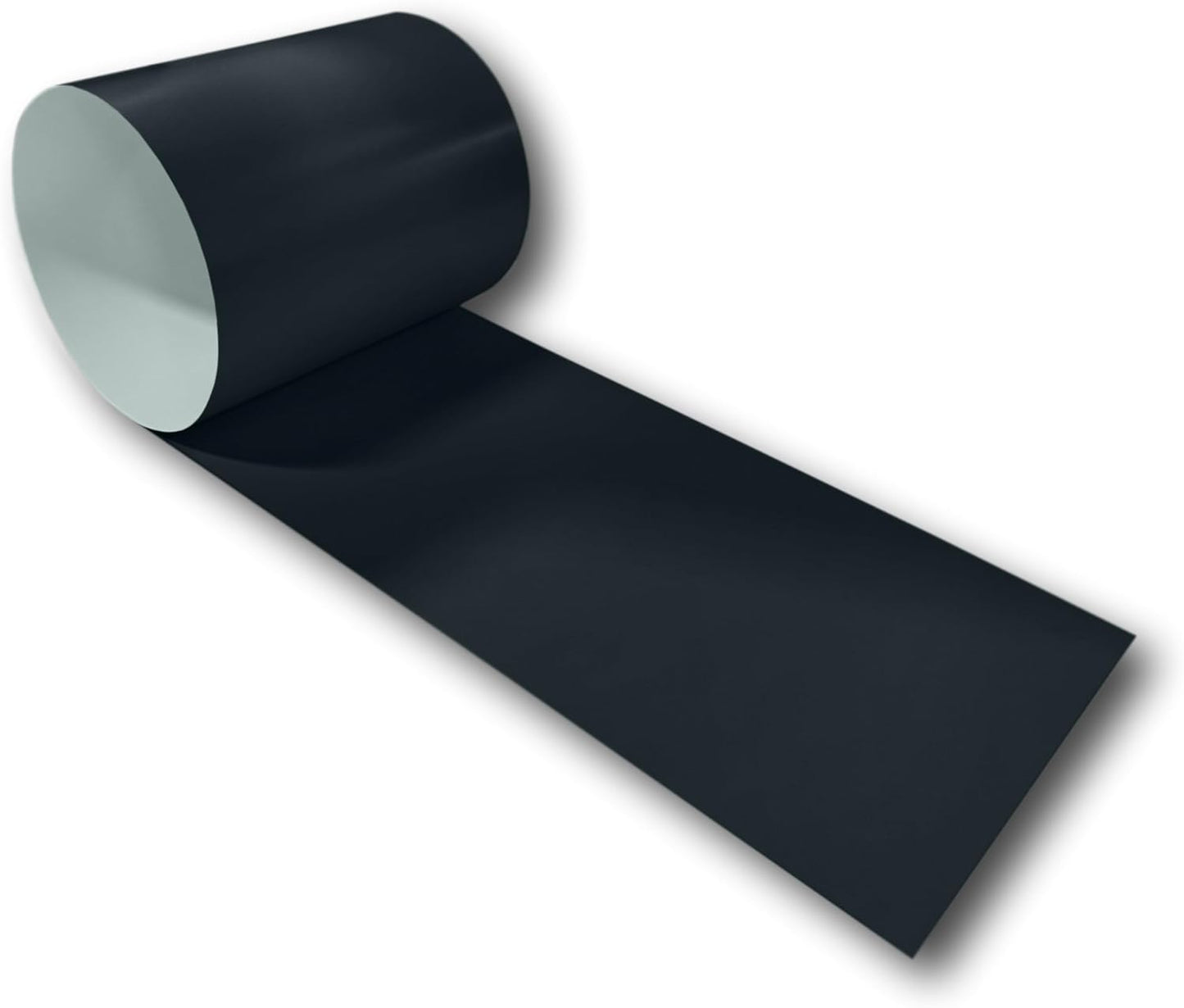 Eagle 1: 24 Gauge KYNAR 500 Sheet Metal Flashing Rolls-10 FT Long-Heavy Duty Pre-Finished Rolls-Commercial Grade-Roofing Flashing, Fascia Cover, Coping Cap-Multiple Sizes (30" x 10 FT, Matte Black)
