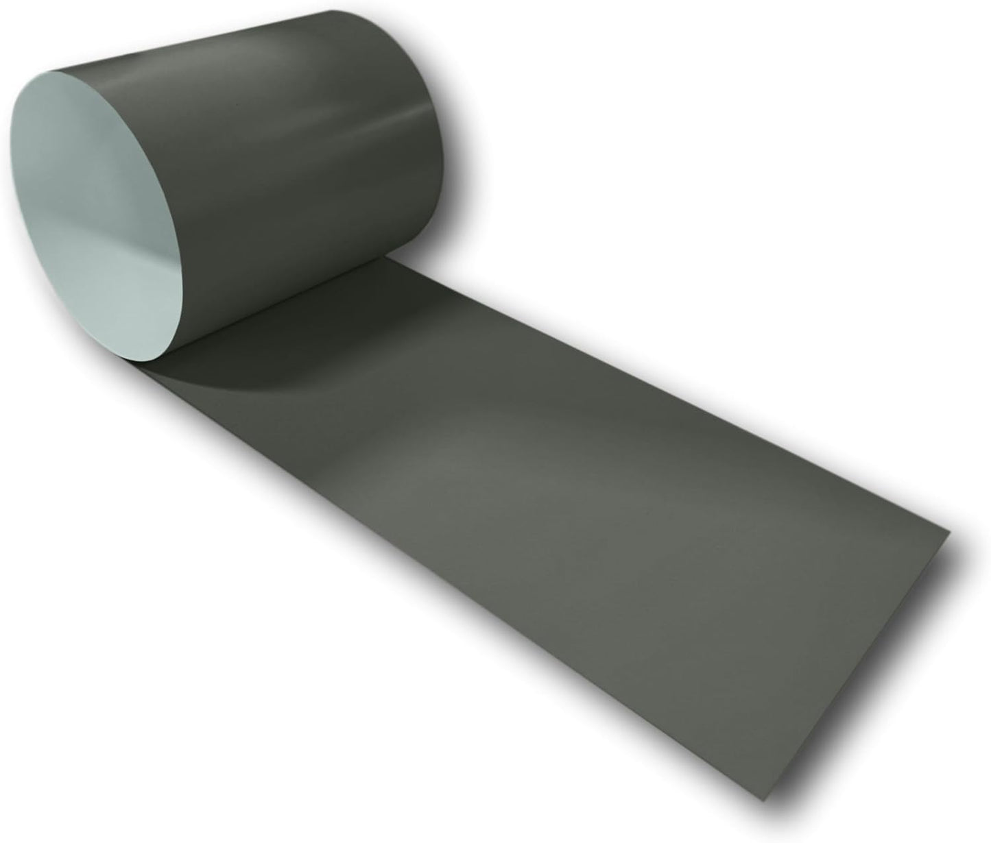 Eagle 1: 24 Gauge KYNAR 500 Sheet Metal Flashing Rolls-10 FT Long-Heavy Duty Pre-Finished Rolls-Commercial Grade-Roofing Flashing, Fascia Cover, Coping Cap-Multiple Sizes (24" x 10 FT, Musket Gray)