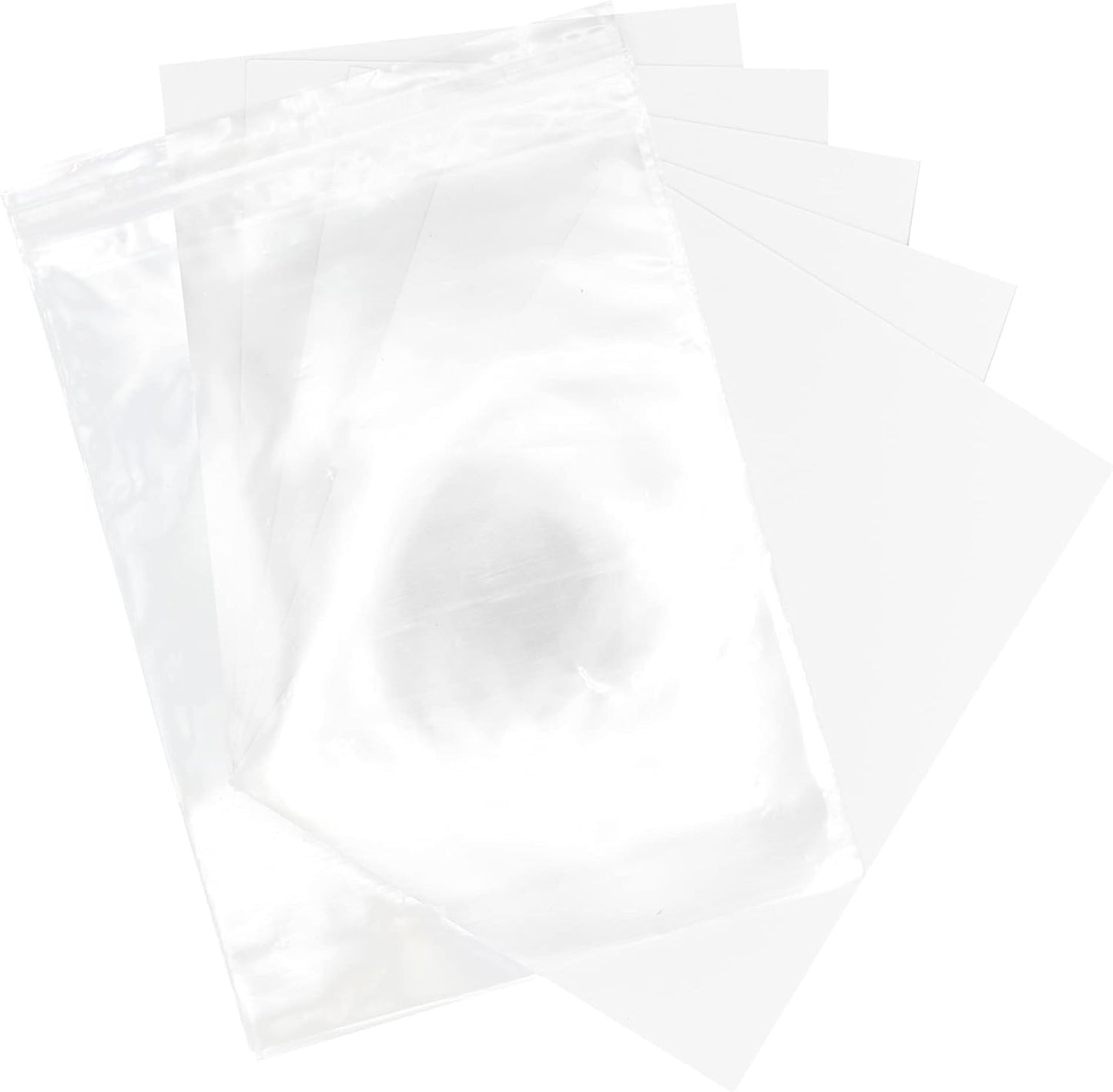 8.5x11 Mat Bevel Cut for 7x9 Photos - Acid Free Beige Precut Matboard with Backing Board and Crystal Clear, Self Seal Photo Mat Bag - for Pictures, Photos, Framing - 4-ply Thickness