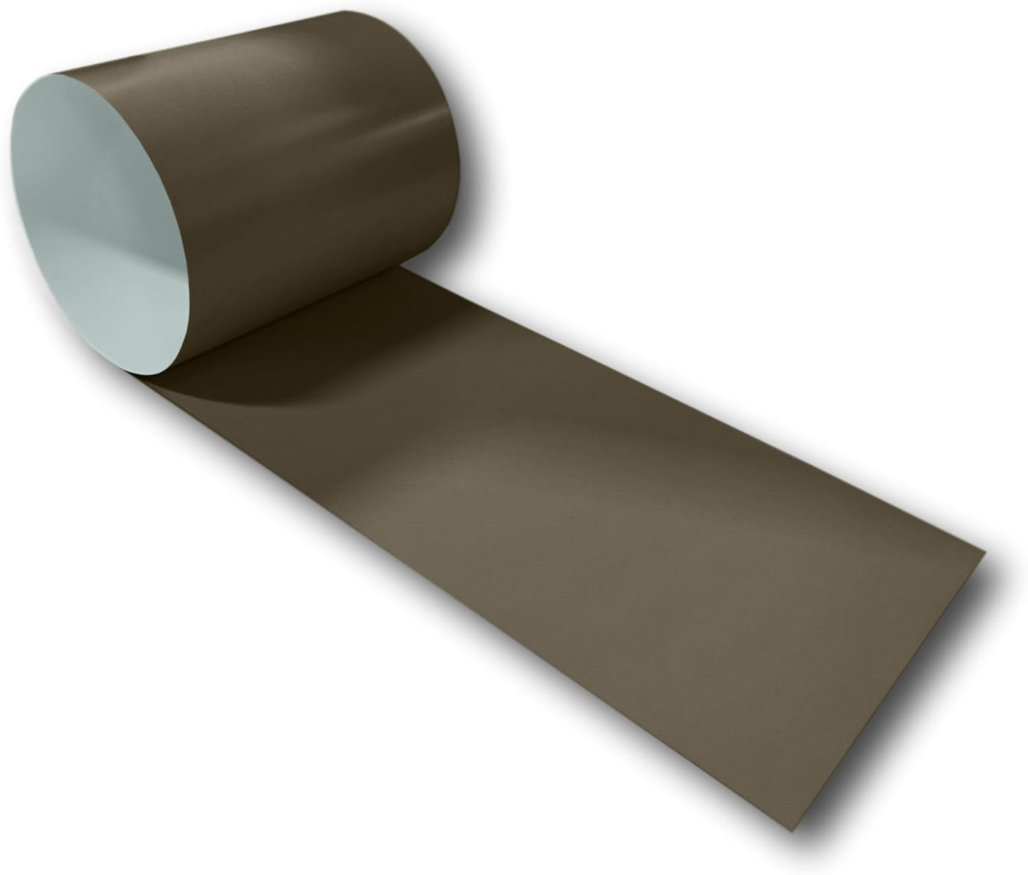 Eagle 1:24 Gauge KYNAR 500 Sheet Metal Flashing Rolls-10 FT Long-Heavy Duty Pre-Finished Rolls-Commercial Grade-Roofing Flashing, Fascia Cover, Coping Cap-Multiple Sizes (18" x 10 FT, Medium Bronze)