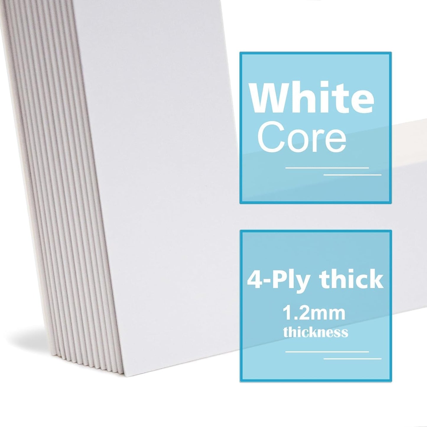 Egofine Pack of 5 White Pre-Cut Mat Board 11x14 Picture Mat for 8x10 Photo with White Core Bevel Cut Mattes Sets. Includes 5 High Premier Acid Free Mats & 5 Backing Board & 5 Clear Bags