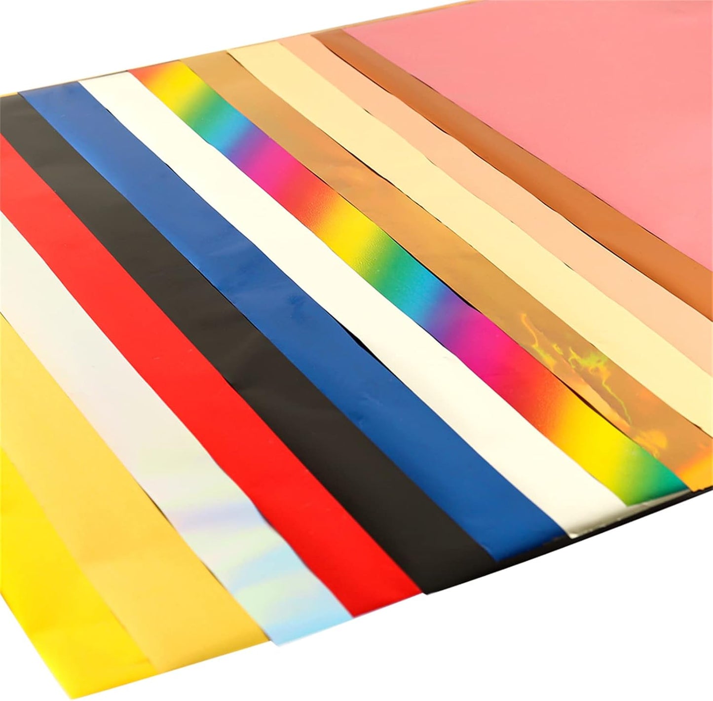 Briartw 20x29cm Hot Foil Paper 50 Sheets Pack Toner Reactive Foil Hot Stamping Foil Paper by Laser Printer and Laminator for Scrapbooking Craft Cardmaking DIY Album (Silver, 50 Sheets)