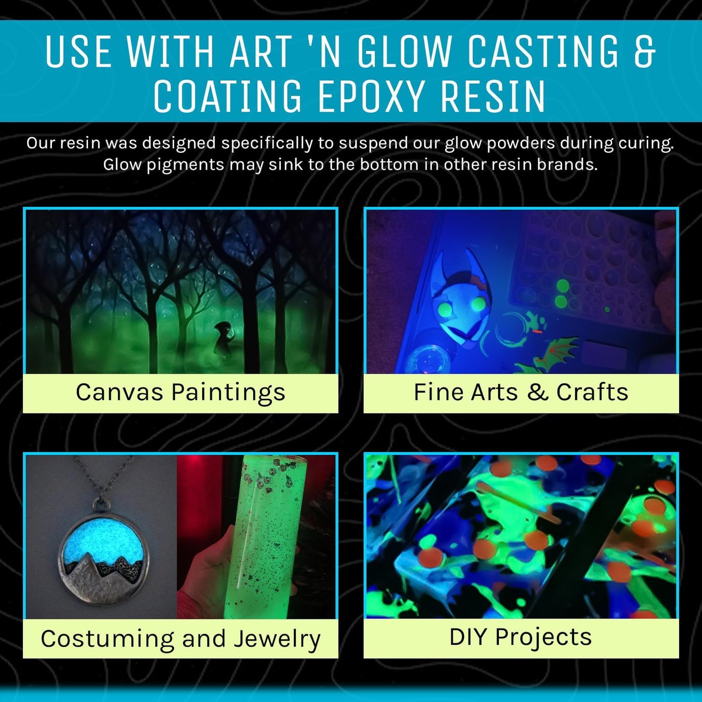 Glow in The Dark Pigment Powder - Neutral and Fluorescent Color for Art Painting, Fine Art, Nail Art Paint, and DIY Crafts - Long Lasting 10+ Color Options - Fluorescent Pink - (1 Kilogram)