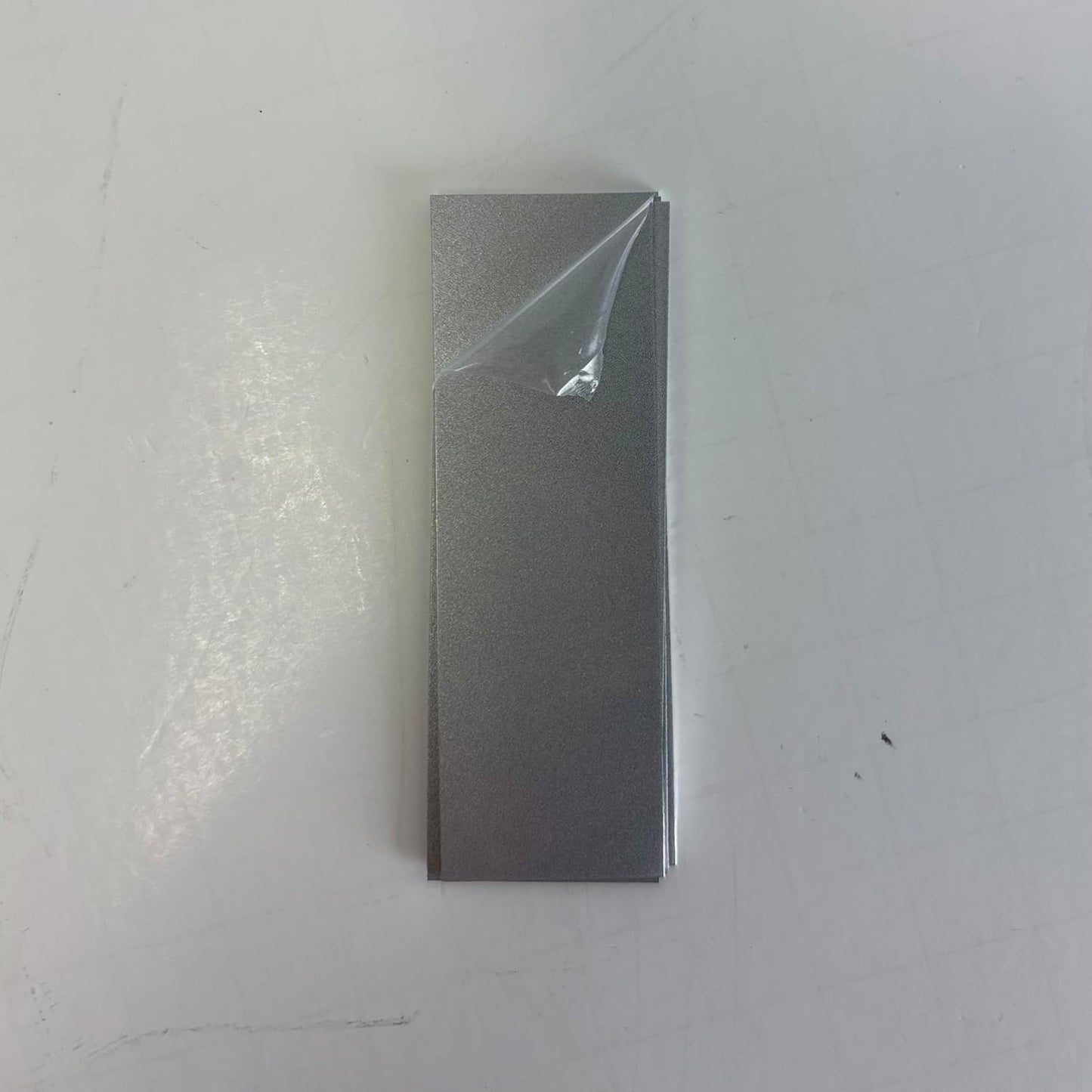 Blank Metal Plates for Laser Engraving - 4 Pack | Aluminum Sheets 0.020" Thick | CO2, Diode, Fiber Laser Compatible | Multiple Sizes & Colors (Silver (engraves black), 1.5x3 inch)