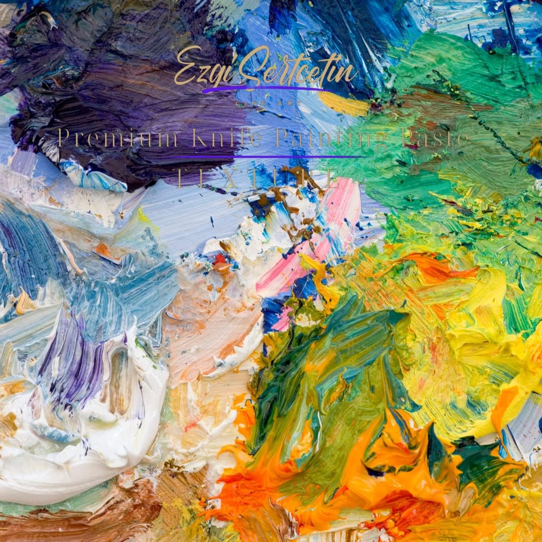 Premium Palette Knife Painting Paste|Texture Paste|Authentic Bright Colors|Ready to Use|Easy to Apply| 6oz (Thumbelina Lilac)