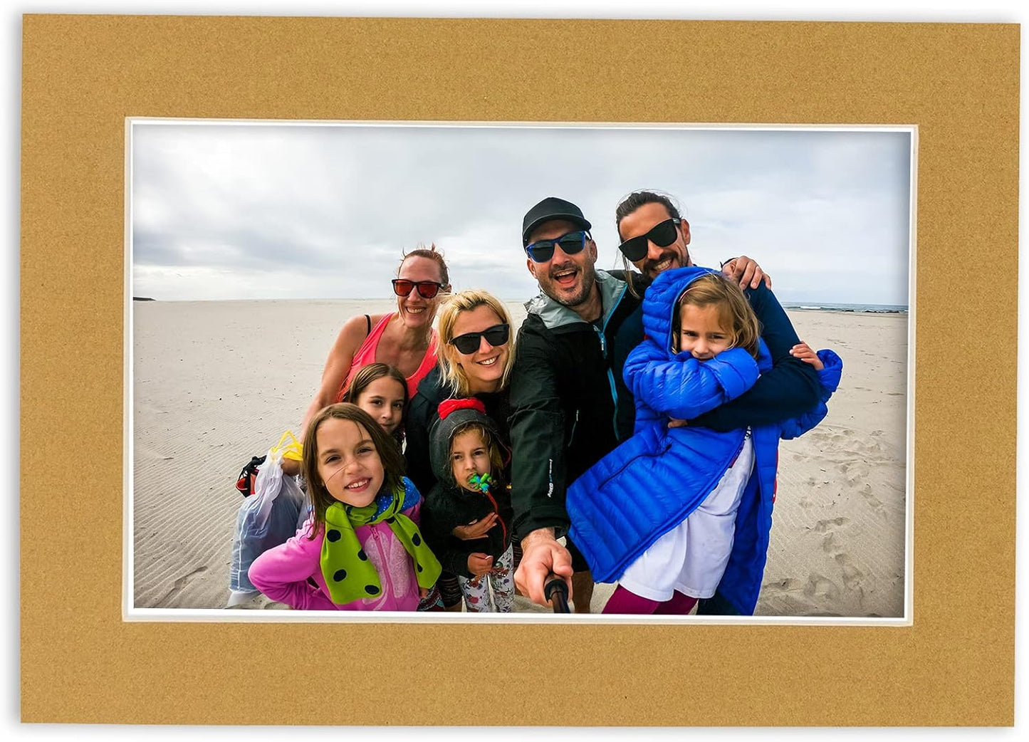 6x8 Mat for 8x10 Frame - Precut Mat Board Acid-Free Show Kit with Backing Board, and Clear Bags Rattan Beige 6x8 Photo Matte Made to Fit a 8x10 Picture Frame Matboard for Framing, Pack of 25 Mats
