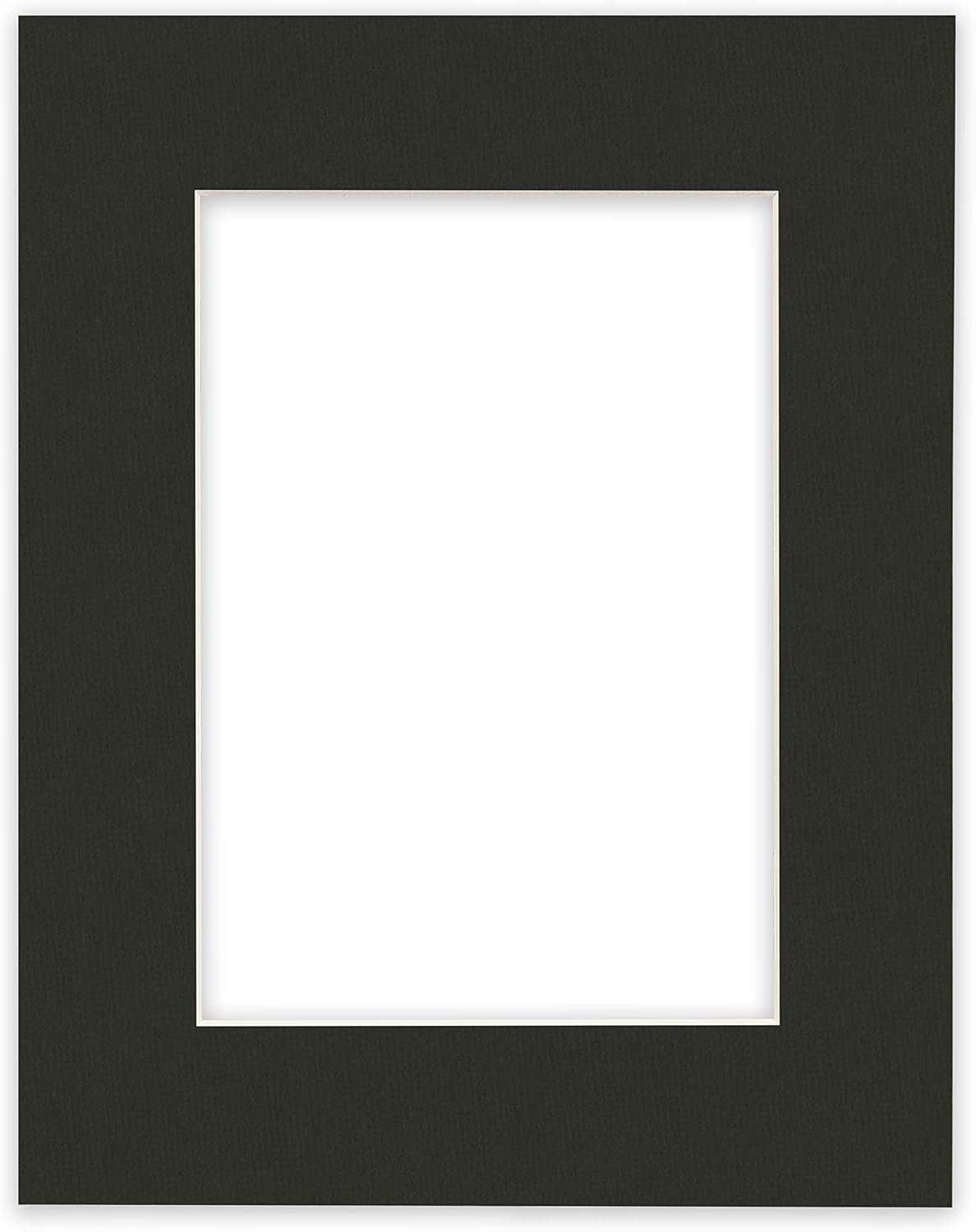 Craig Frames B404 Pre-Cut Mat Board for 10x13 Print, 14x18, Textured Black