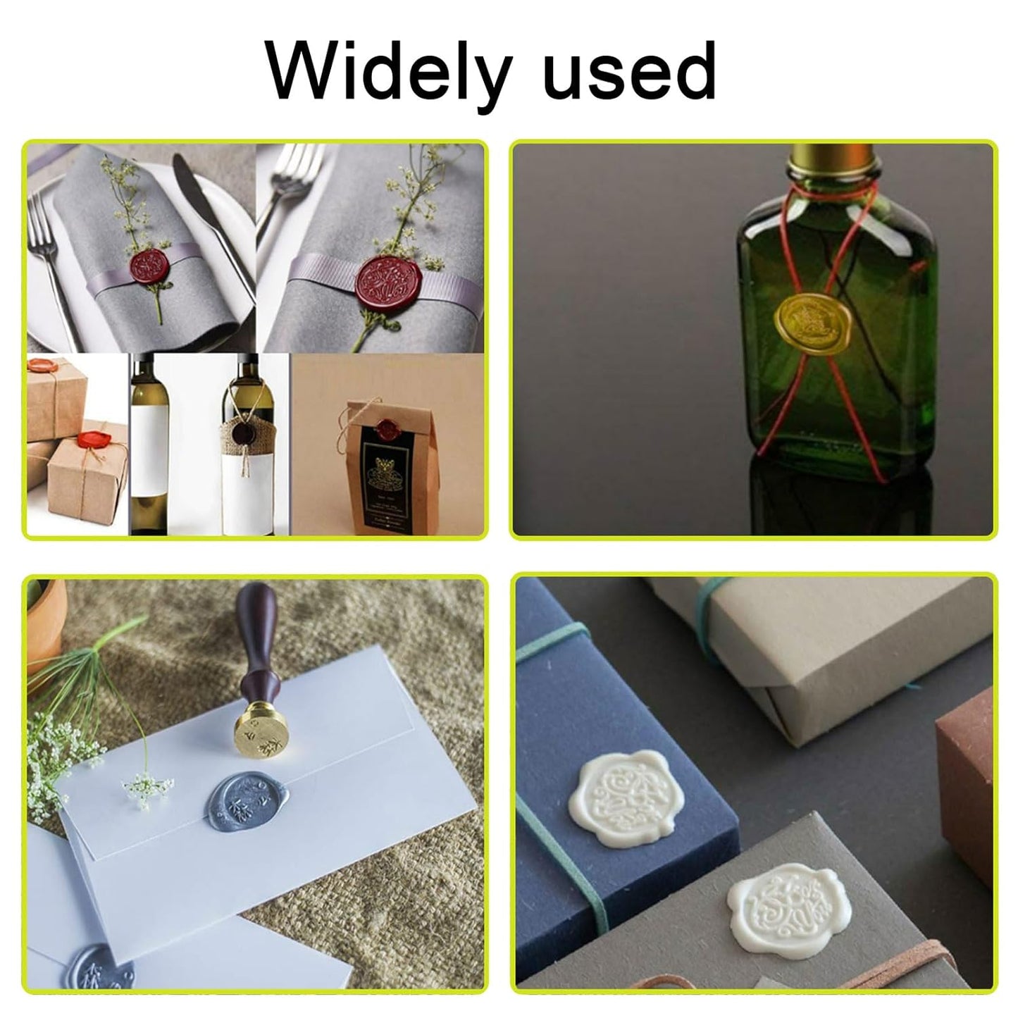 Wax Seal Stick, Ioggtser 26 PCS Mini Glue Gun Wax Seal Stick for Wax Seal Stamp, Sealing Wax Sticks for Wedding Invitations, Cards, Envelopes (Champagne Gold)