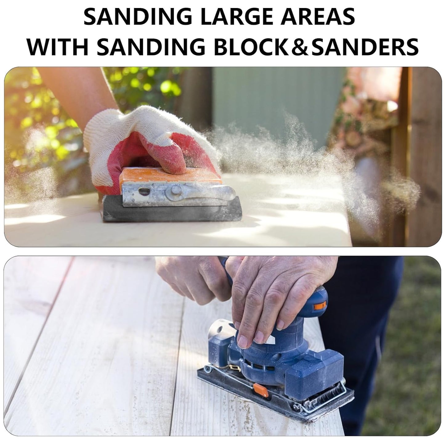 Sandpaper 6000 Grit, Wet Dry Sanding Sheets 9 x 3.6 Inch for Wood Furniture Finishing, Metal Sanding and Automotive Polishing, 14-Sheet