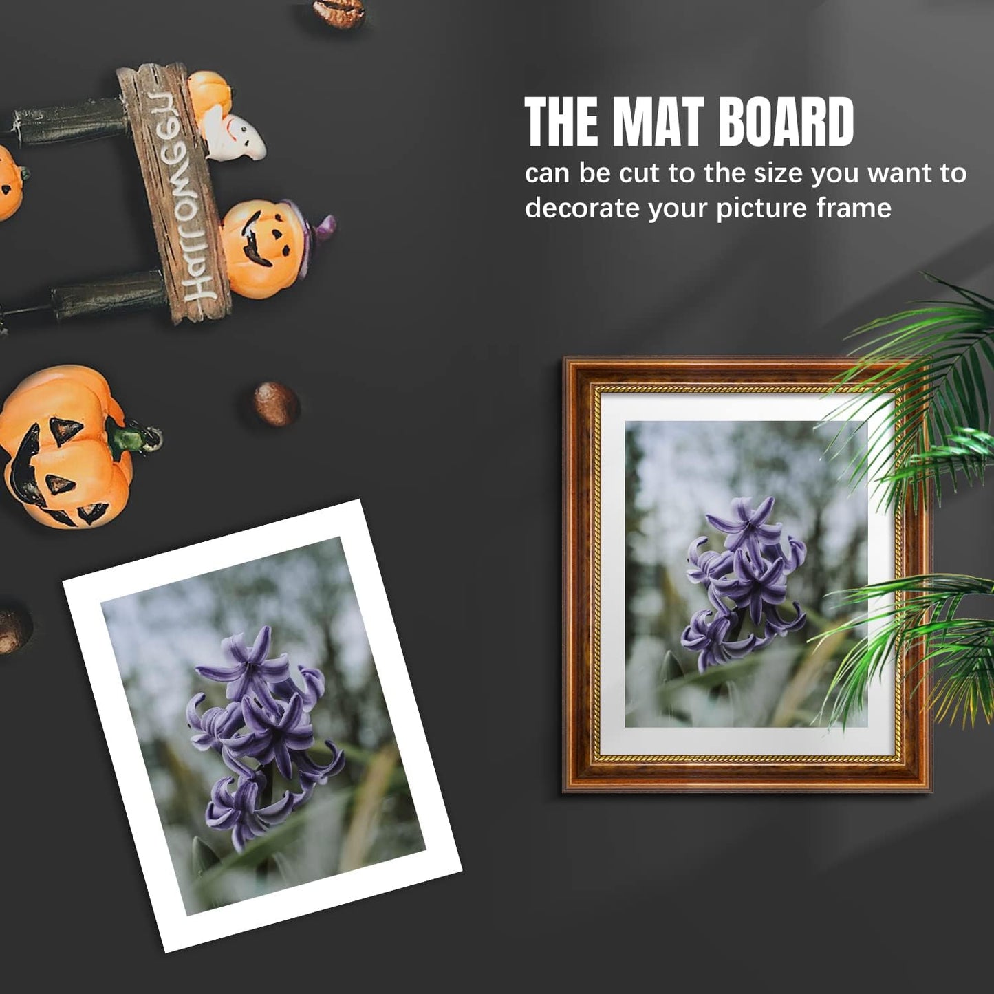 AUEAR, 15 Pack 8.5x11 Uncut Matte Boards White Photo Mat Board Great for Picture Framing, Print, Artwork