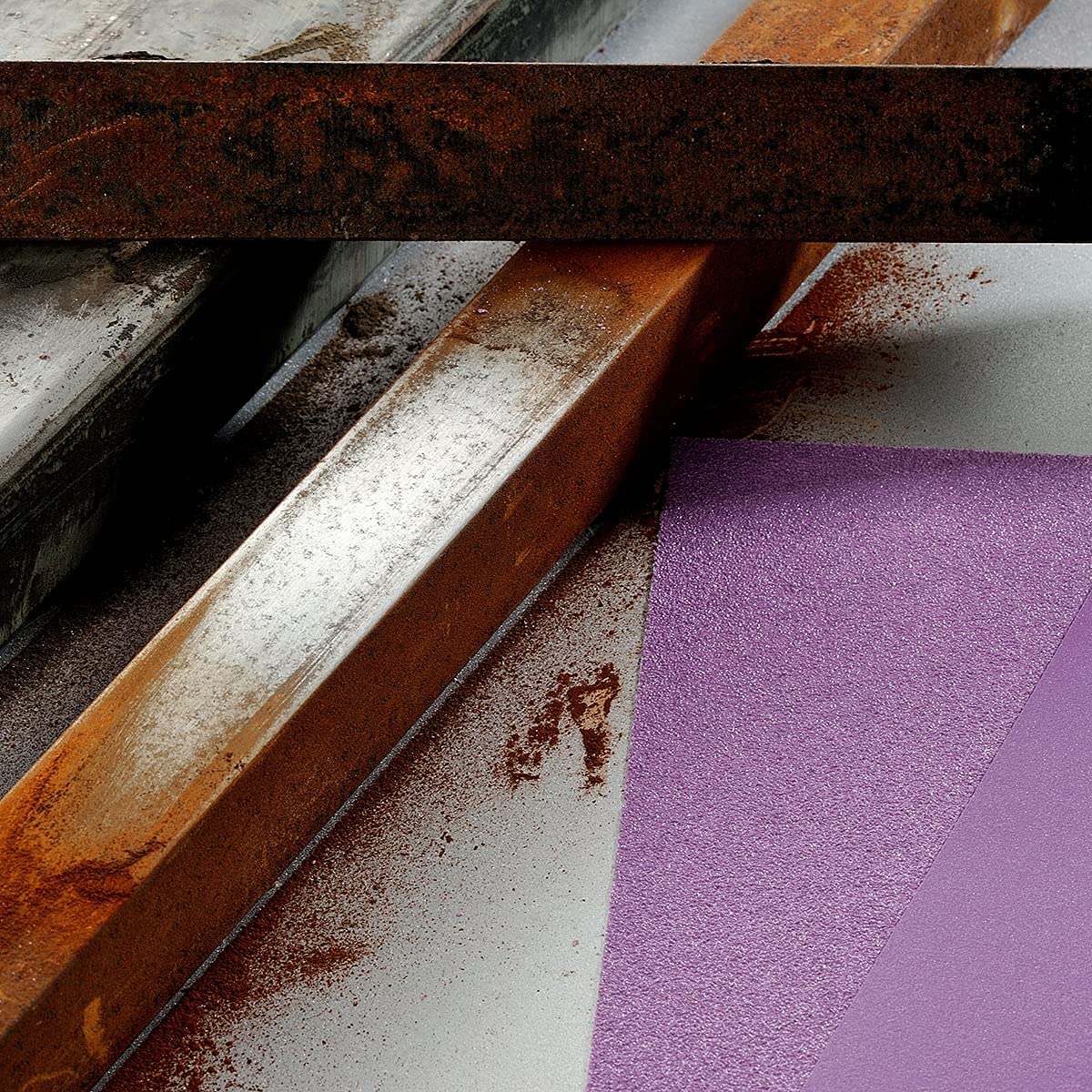 Sandpaper 60 Grit, Wet Dry Sanding Sheets 9 x 11 Inch, Advanced White Fused Alumina Abrasive Sander Paper for Wood Furniture Finishing, Metal Sanding, Automotive Polishing, Purple,12-Sheets