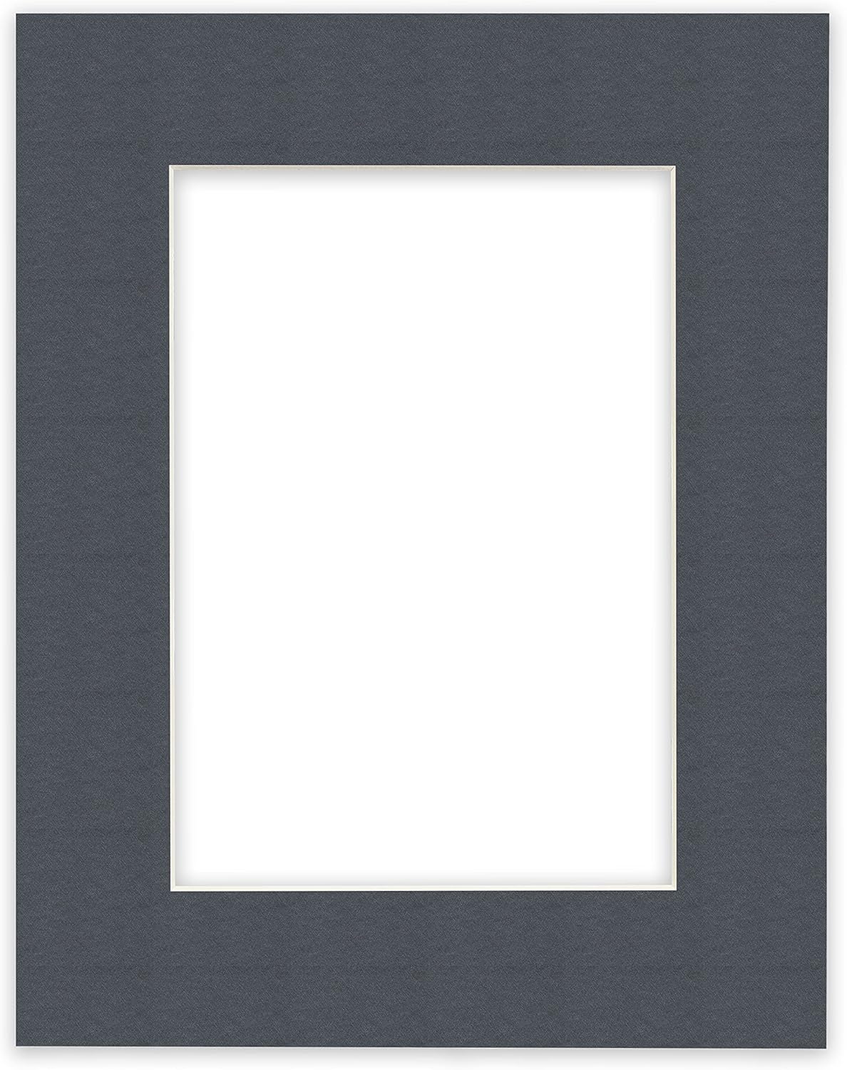 Craig Frames B573 Pre-cut Mat Board for 11x15 Print, 16x20, Graphite Black