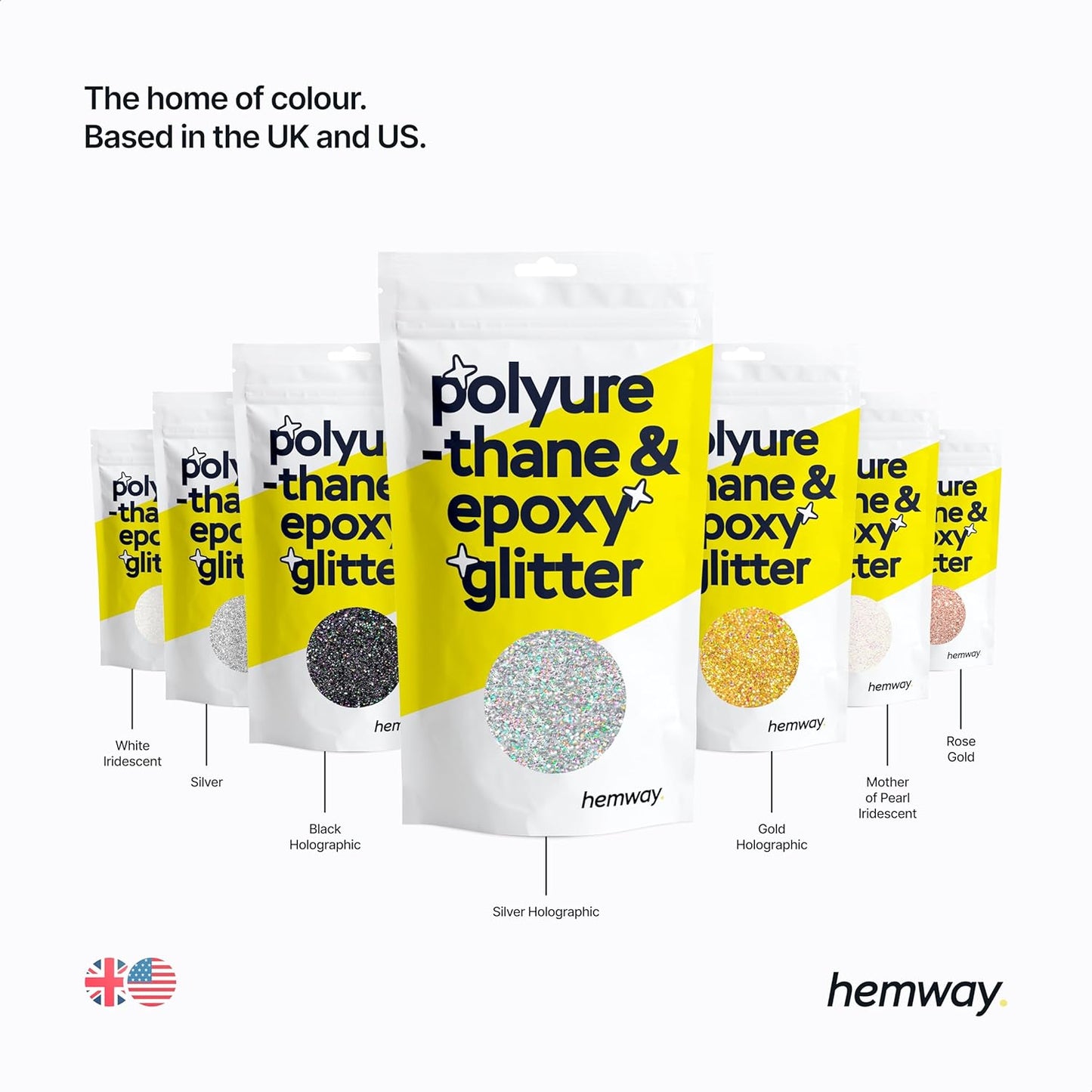 Hemway Polyurethane & Epoxy Resin Glitter for Arts, Crafts, Tumblers, Flooring, Woodwork, Decorating and Resin Projects 100g - Sapphire Blue