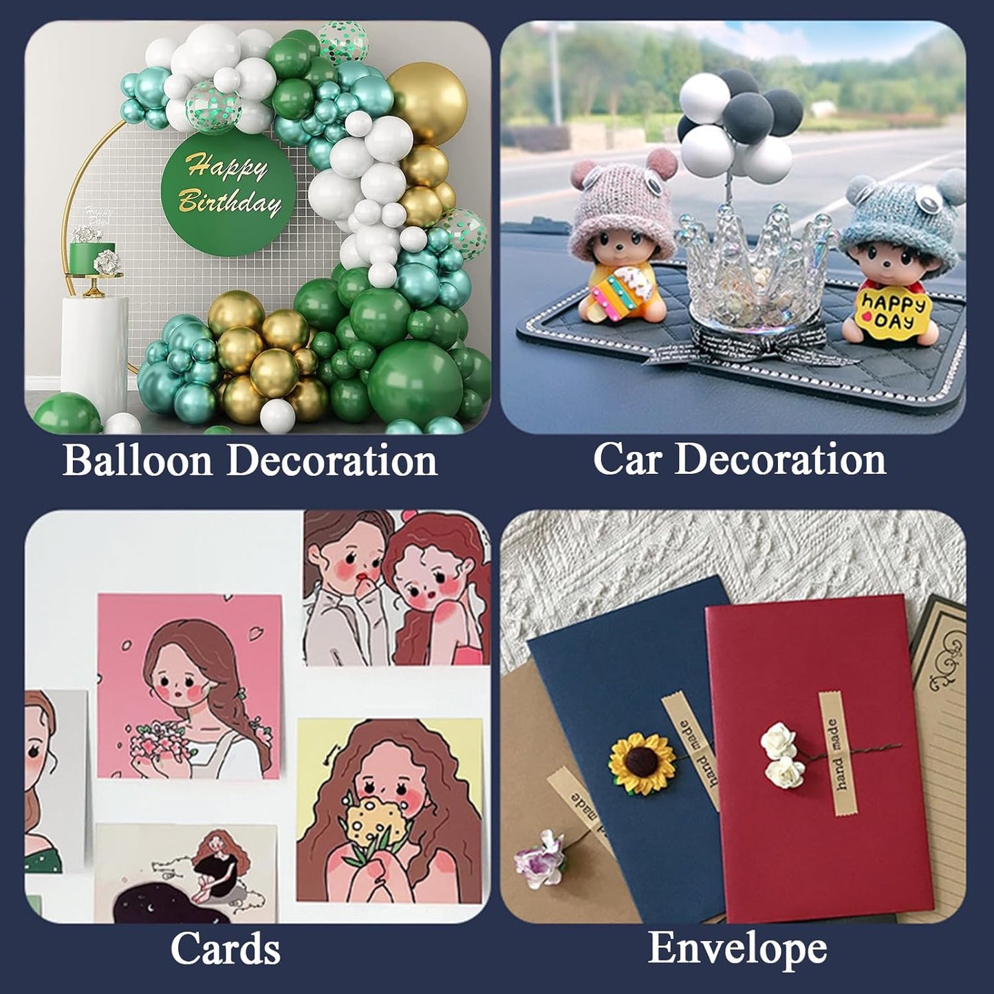 Adhesive Stick dots Two-Sided Sided Mounting Putty Stick Tack for Wall Hanging Crafts Balloons Festival Party Decorations,Clean Removable(0.78"*0.78"-600)
