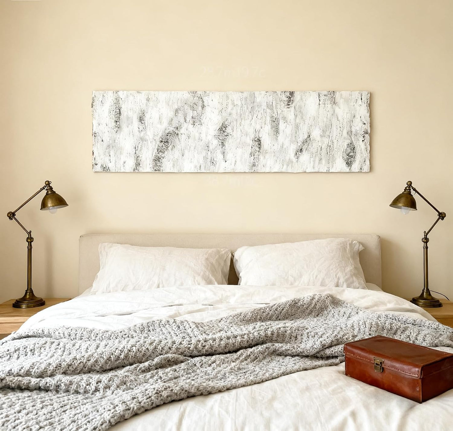 Artificial Birch Bark 3D Realistic Texture 78.7in*19.7in(10.8 Sq.ft)Silicone Material Faux Tree Bark Nature-Inspired DIY Design Eco-Friendly Home Deco Accentuating Natural Beauty (No glue included)