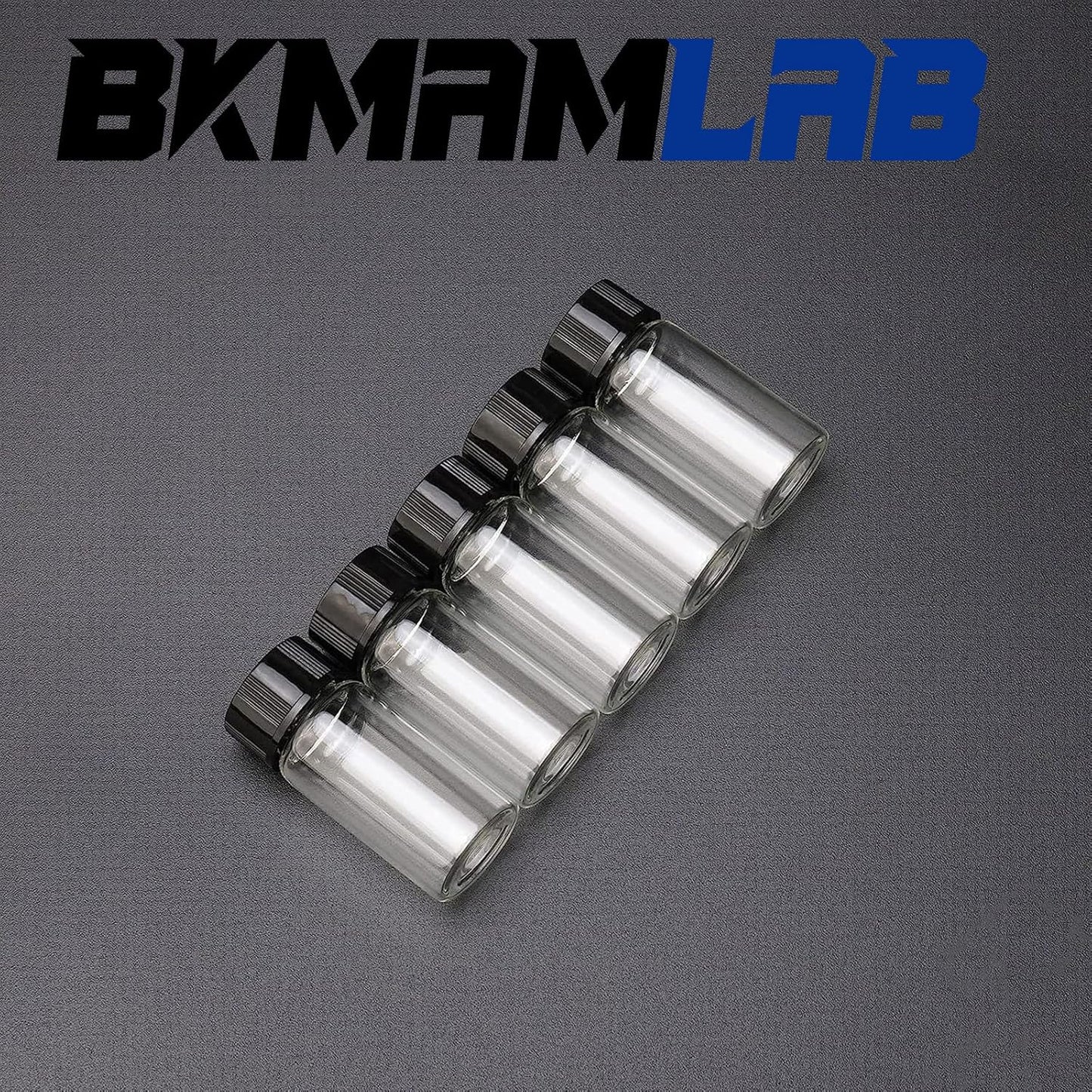 40ml Clear Small Glass Vials 30pcs with Screw Caps(30pcs)