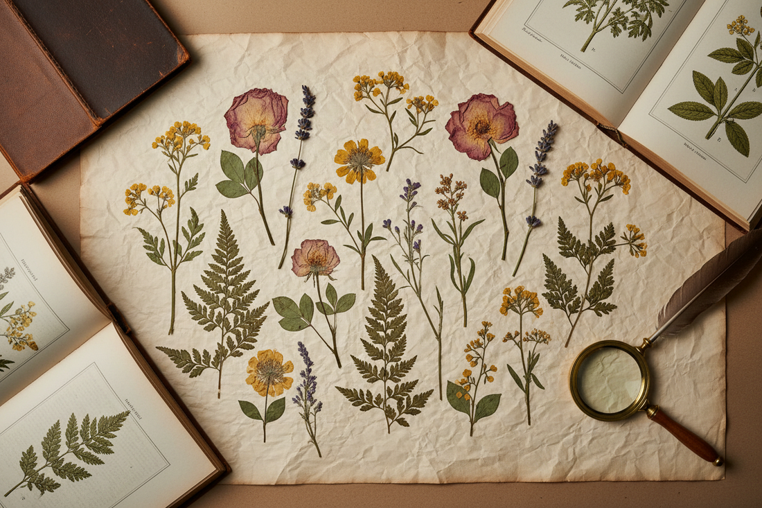 Capturing the Garden: The Victorian Obsession with Pressed Flowers