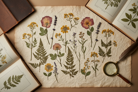 Capturing the Garden: The Victorian Obsession with Pressed Flowers