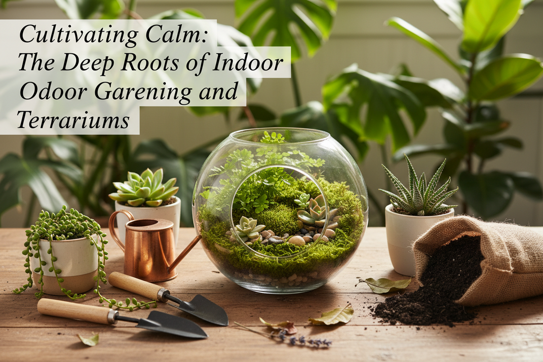Cultivating Calm: The Deep Roots of Indoor Gardening and Terrariums