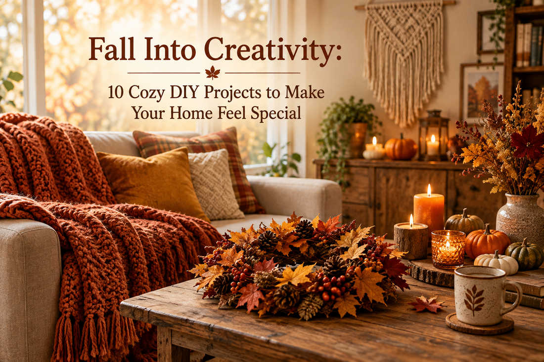 Fall Into Creativity: 10 Cozy DIY Projects to Make Your Home Feel Special