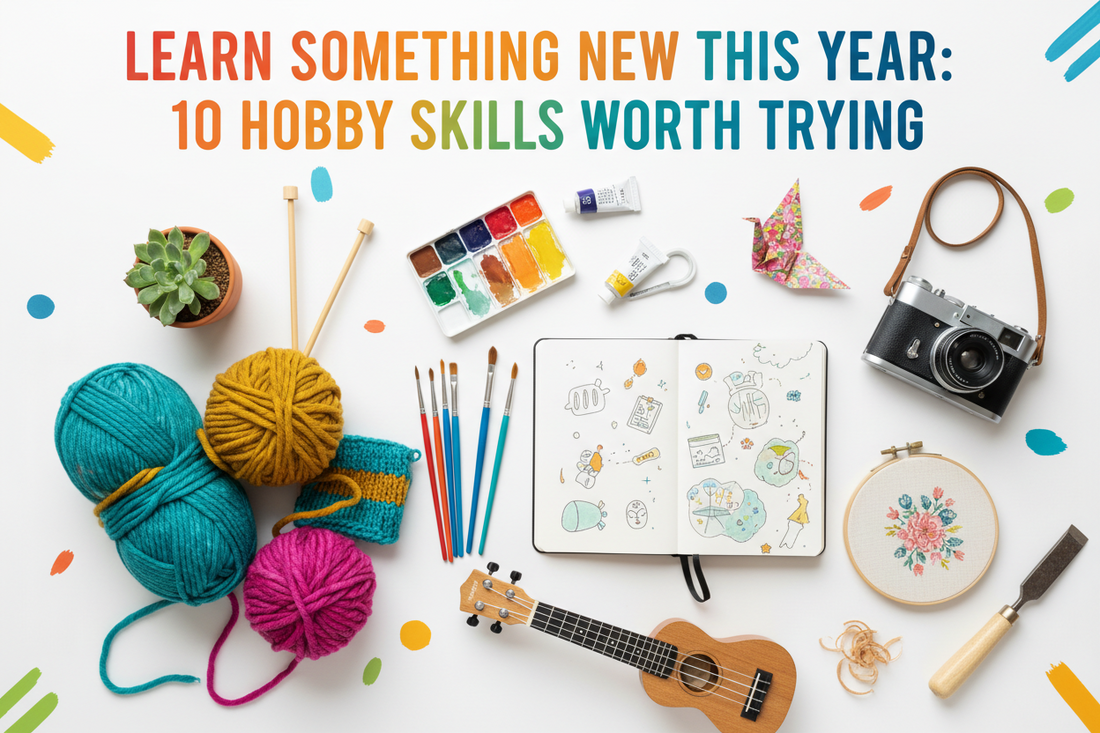 Learn Something New This Year: 10 Hobby Skills Worth Trying