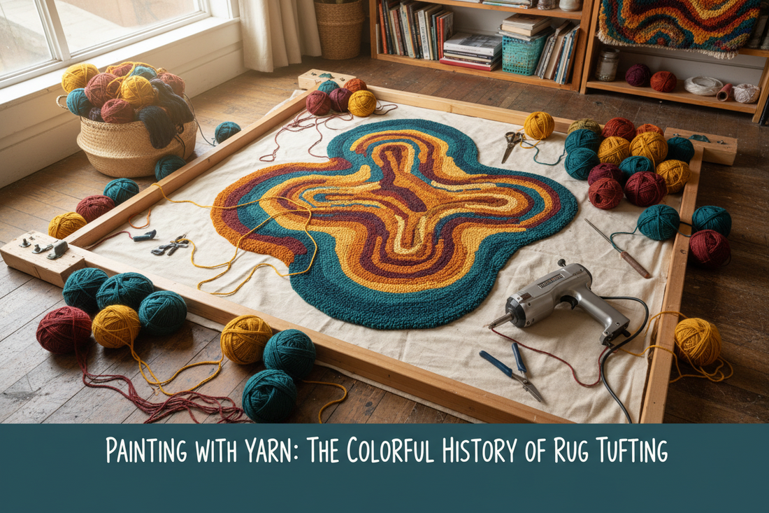 Painting with Yarn: The Colorful History of Rug Tufting