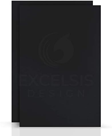 Black Foam Board 11 x 14 x 3/16" (5mm) Inch, 15 Pack Acid-Free Foam Core Poster Board Sheets for Art, Crafts, Presentation, Vision Board, Signboard, and Party Decorations