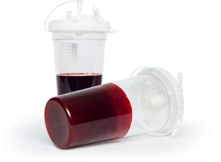 DiSorb Suction Canister Sterilizer Absorbent Powder - Absorbs Bodily Fluids & Blood - For Hospitals, Health Care Facilities, Veterinary Clinics - EPA Approved Solidifier - 1200cc -100 Bottles Per Case