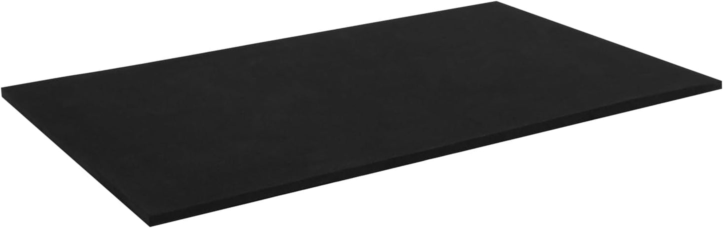 AMZQNART 2 Pack EVA Foam 2mm, Cosplay Foam Roll, 16 x 59in Black, Suitable for Large Foam Cosplay Modeling, DIY Projects, Crafts, Ultra High Density 90 kg/m3.