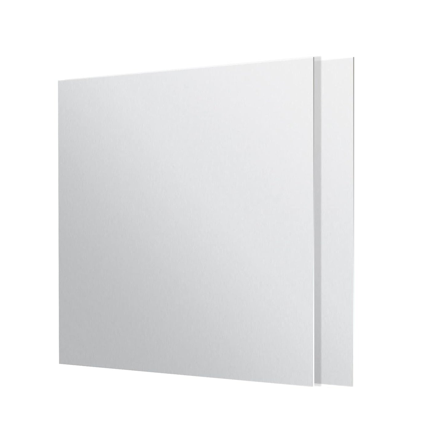 2 Pieces 6061 T651 Aluminum Sheet Metal 6 x 6 x 1/4 (0.25") Inch Thickness Rectangle Metal Plate, 6mm Aluminum Sheet, Plate for Crafting, Industry