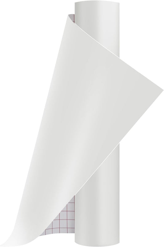 Ant Smart Adhesive Permanent Vinyl Compatible with Cricut Explore and Maker Series Without Cutting Mats, Create DIY Projects, Decals, Stickers & More (Matte White, 13inch x 5ft)