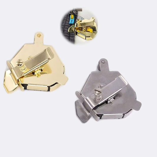 Bequilter Upgraded Multifunctional Magnetic Seam Guide for Sewing Machines, Adjustable Sewing Guide for Precise Stitching, Universal Sewing Supplies and Accessories (Silver and Gold)