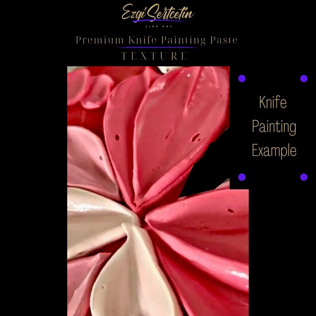 Premium Palette Knife Painting Paste|Texture Paste|Authentic Bright Colors|Ready to Use|Easy to Apply| 6oz (Turquoise Avare)