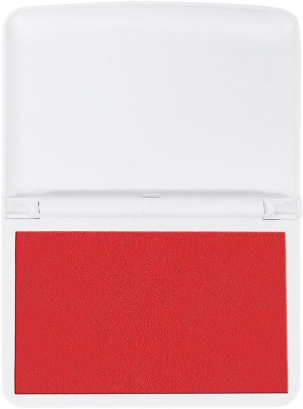 COLOP Make Series, Ink Stamp Pads, with Non-Toxic Premium Ink, Water-Based Acid-Free (Brave Red, Make 1-1-15/16" x 3-1/2")
