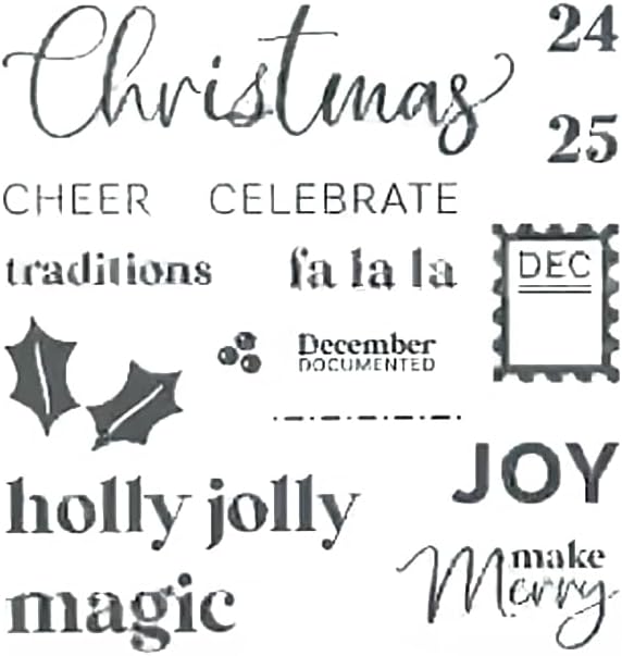 2025-2026 Stamps and Dies for Card Making, Stamps and Dies Set 2025 for Christmas and Halloween, Die Cut DIY Various Festivals Album Scrapbooking Birthdays Greeting Card (M4333)