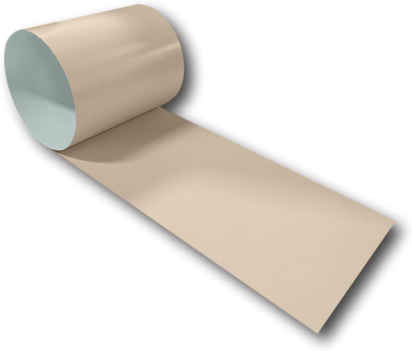 Eagle 1:24 Gauge KYNAR 500 Sheet Metal Flashing Rolls-10 FT Long-Heavy Duty Pre-Finished Rolls-Commercial Grade-Roofing Flashing, Fascia Cover, Coping Cap-Multiple Sizes (24" x 10 FT, Sierra Tan)