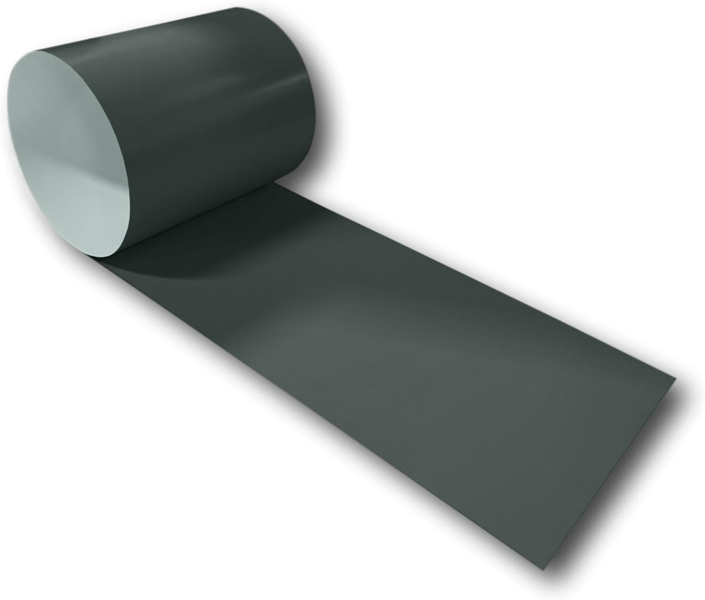 Eagle 1: 24 Gauge KYNAR 500 Sheet Metal Flashing Rolls-10 FT Long-Heavy Duty Pre-Finished Rolls-Commercial Grade-Roofing Flashing, Fascia Cover, Coping Cap-Multiple Sizes (12" x 10 FT, Charcoal)