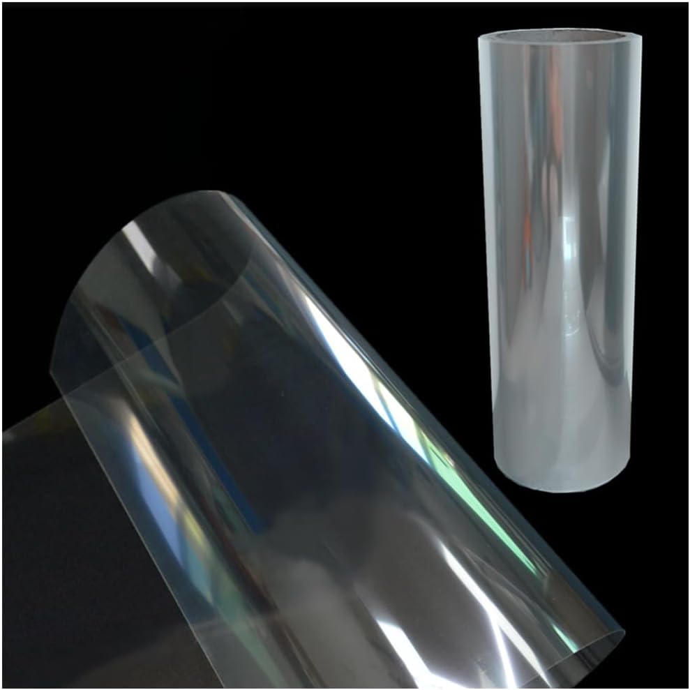 Transparency Mylar Stencils Sheet for Cutting Machines,12inchs x 80ft Rolls 4 mil Clear Blank Template Paper Material Acetate