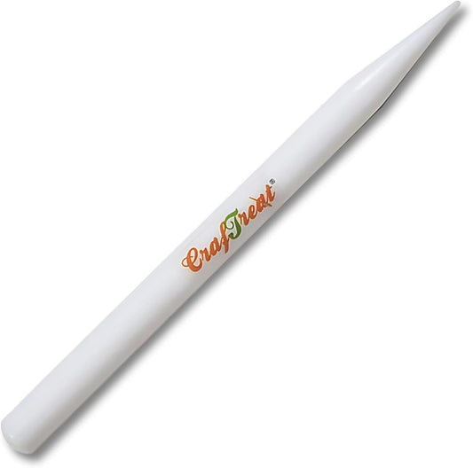 CrafTreat Teflon Bone Folders for Card Making - Burnisher Bone Folder - Teflon Bone Folder Tool for Scoring Creasing Origami and Paper Crafts- Pencil Shape Tool