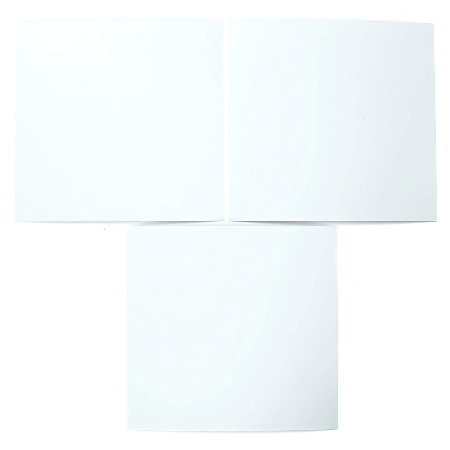 EAGLE 1: 12" x 12" 26 Gauge Sheet Metal Squares (3 Pack Per Order, Multiple Colors) Great for Arts, Crafts, DIY Home or Work Projects (6" X 6", White)