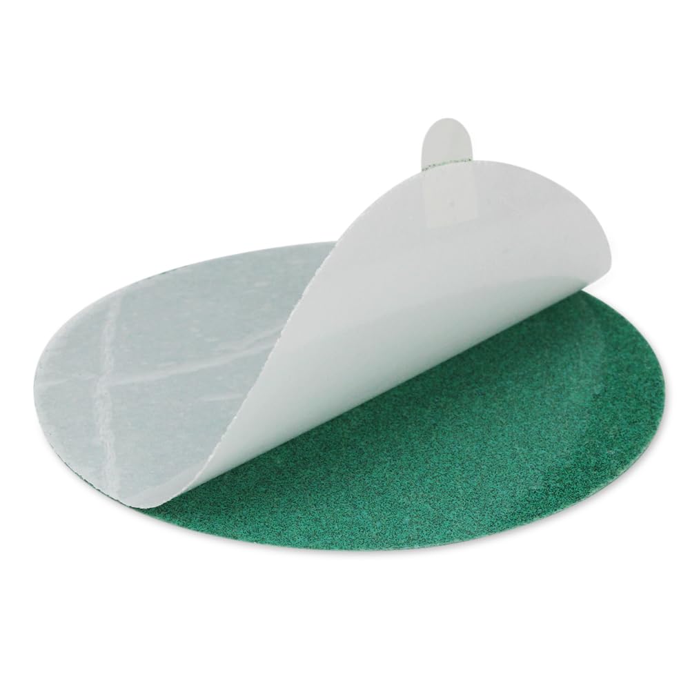 BHA 5” Green Film PSA Self Adhesive Sanding Discs - 50 Pack - Wet/Dry, Sticky Back, Premium Aluminum Oxide for Long-Lasting, Low-Dust & Load Resistant Sanding and Surface Finishing - 800 Grits