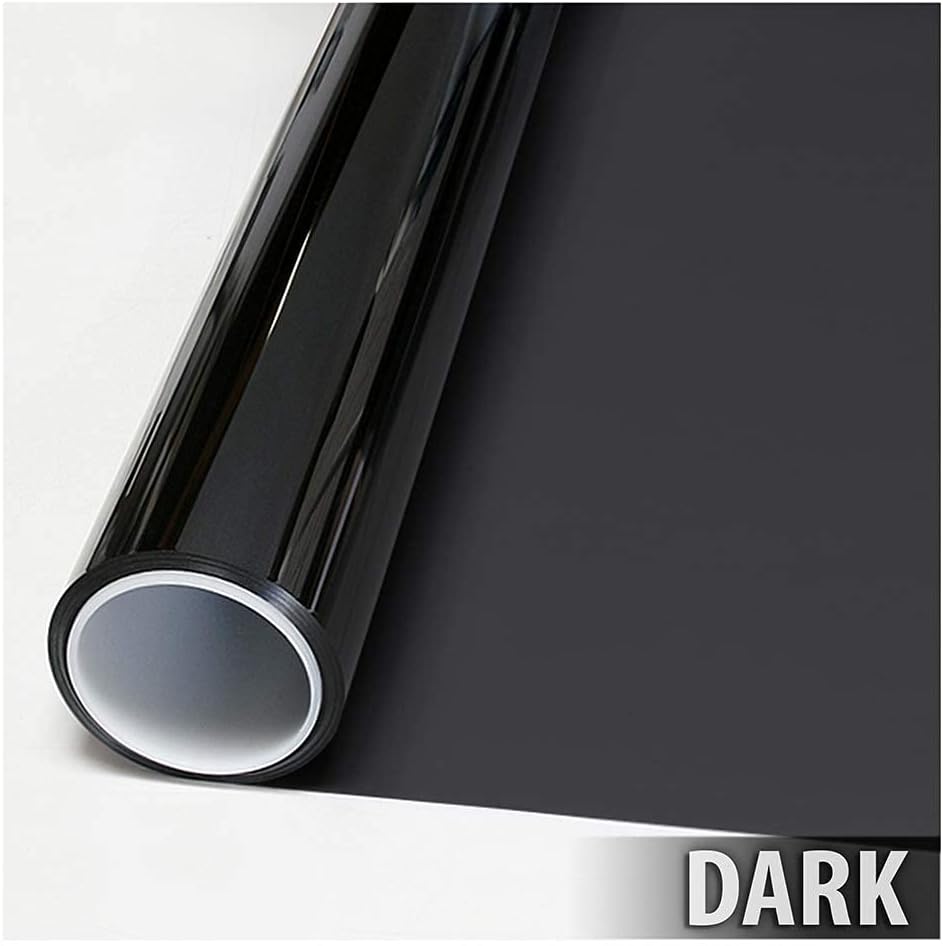 BDF EXNA20 Exterior Window Film Daytime Privacy and Heat Control Natural Black 20 (Dark) - 30in X 14ft