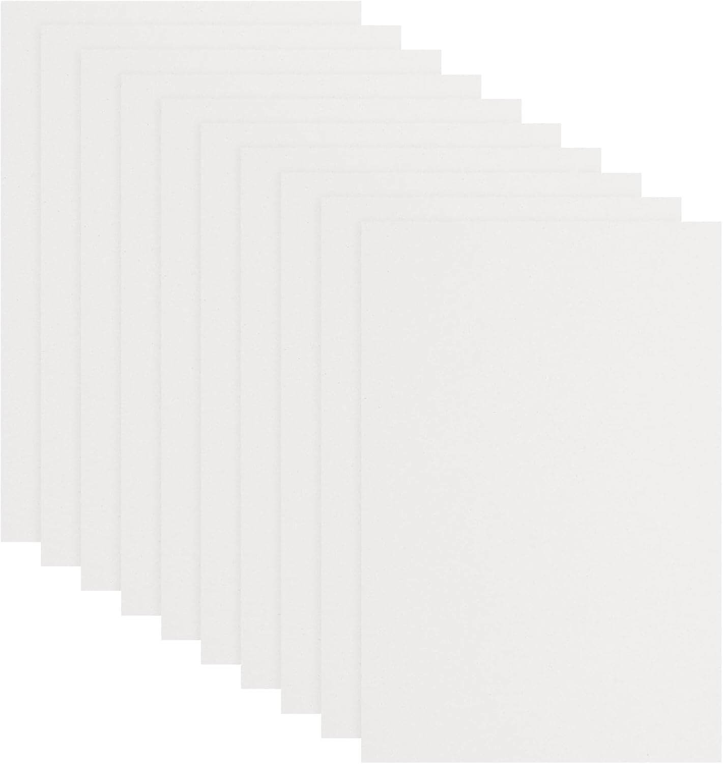 uxcell 10 Pcs White EVA A4 Foam Sheets Crafts, 12 x 8 Inch Foam Paper for DIY Crafts Project Classroom Scrapbook Art Cards Home Office Decoration (2mm Thick)