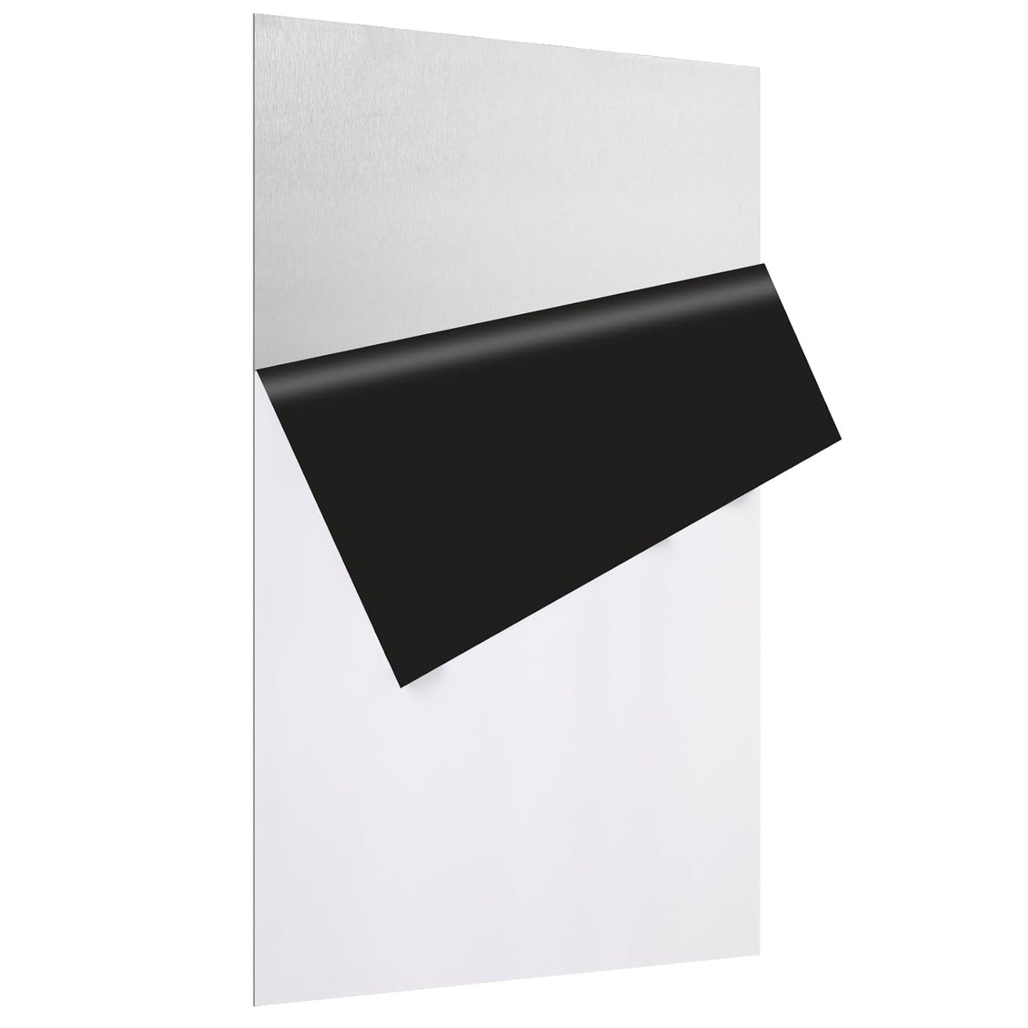 430 Stainless Steel Sheet Metal 10" x 17" x 1/32" Inch Metal Plates for Magnetic Mount Board Wall 20GA(0.80MM) 430 Stainless Steel Shim Stock Plates Metal Sheets for Crafting, Kitchen DIY, Office