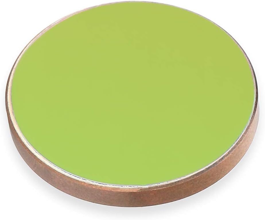 TEN-HIGH Cu Reflective Lens CO2 Laser Lens Laser Mirror Gold-Plated Copper Mirrors, for CO2 Laser Engraving Cutting Machine, Dia 30mm 3PCS