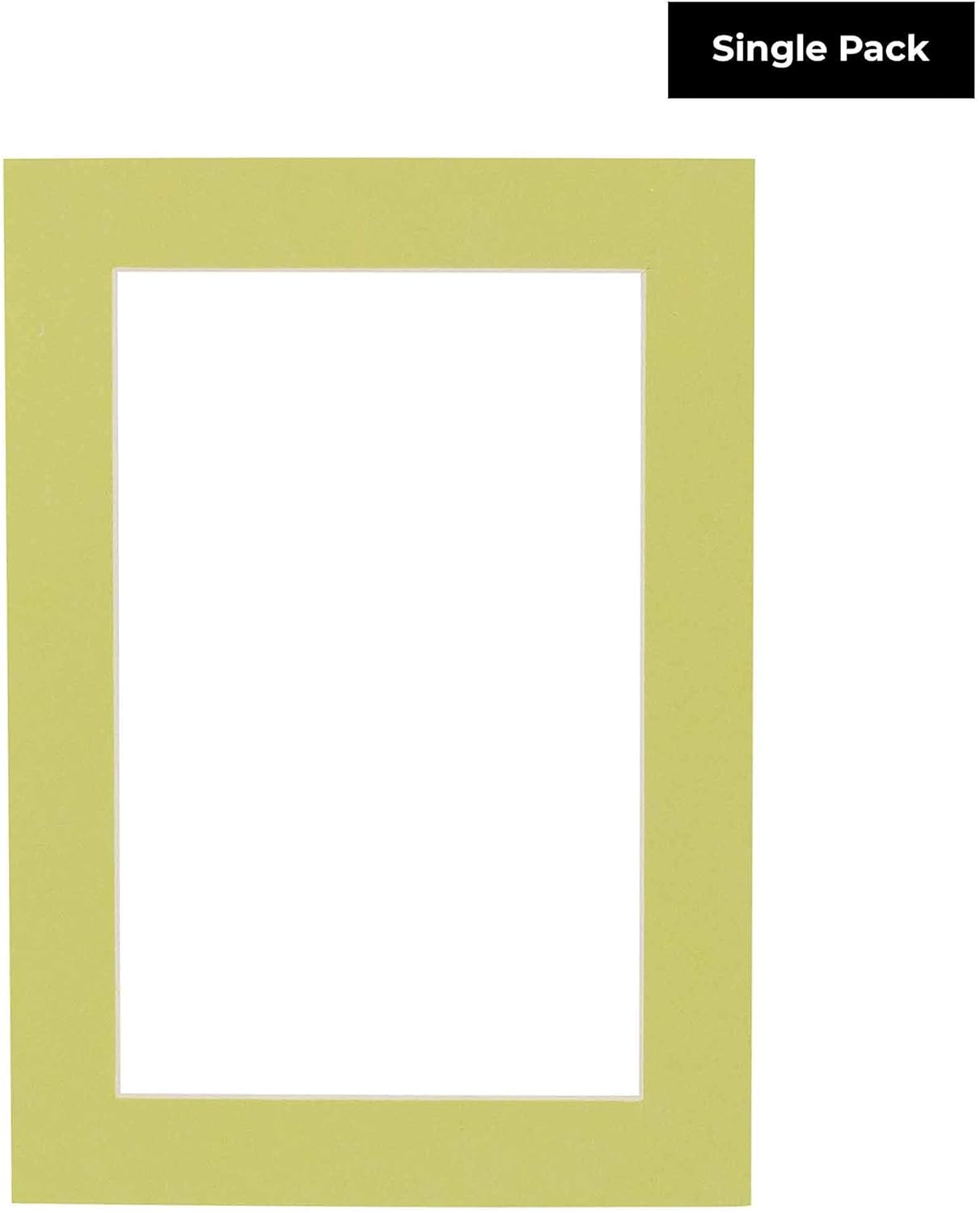 6x8 Mat for 8x10 Frame - Precut Mat Board Acid-Free Show Kit with Backing Board, and Clear Bags Pistachio Green 6x8 Photo Matte Made to Fit a 8x10 Picture Frame Matboard for Framing, Pack of 1 Mat