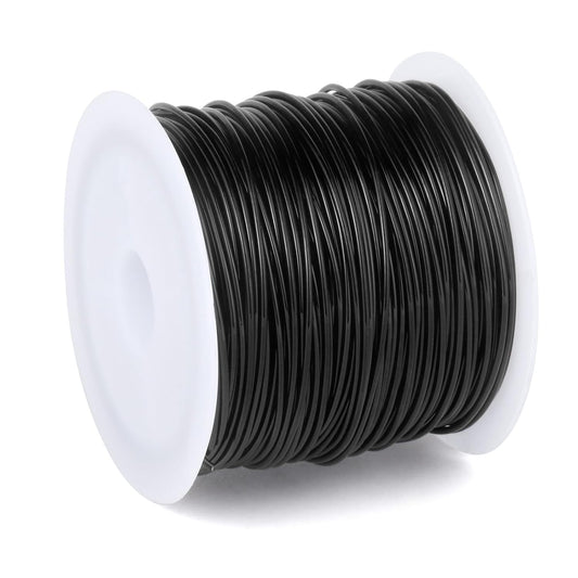 82FT Jewelry Wire 20 Gauge Tarnish-Resistant Copper Beading Wires Roll Bulk for DIY Crafts Jewelry Making, Black Wire