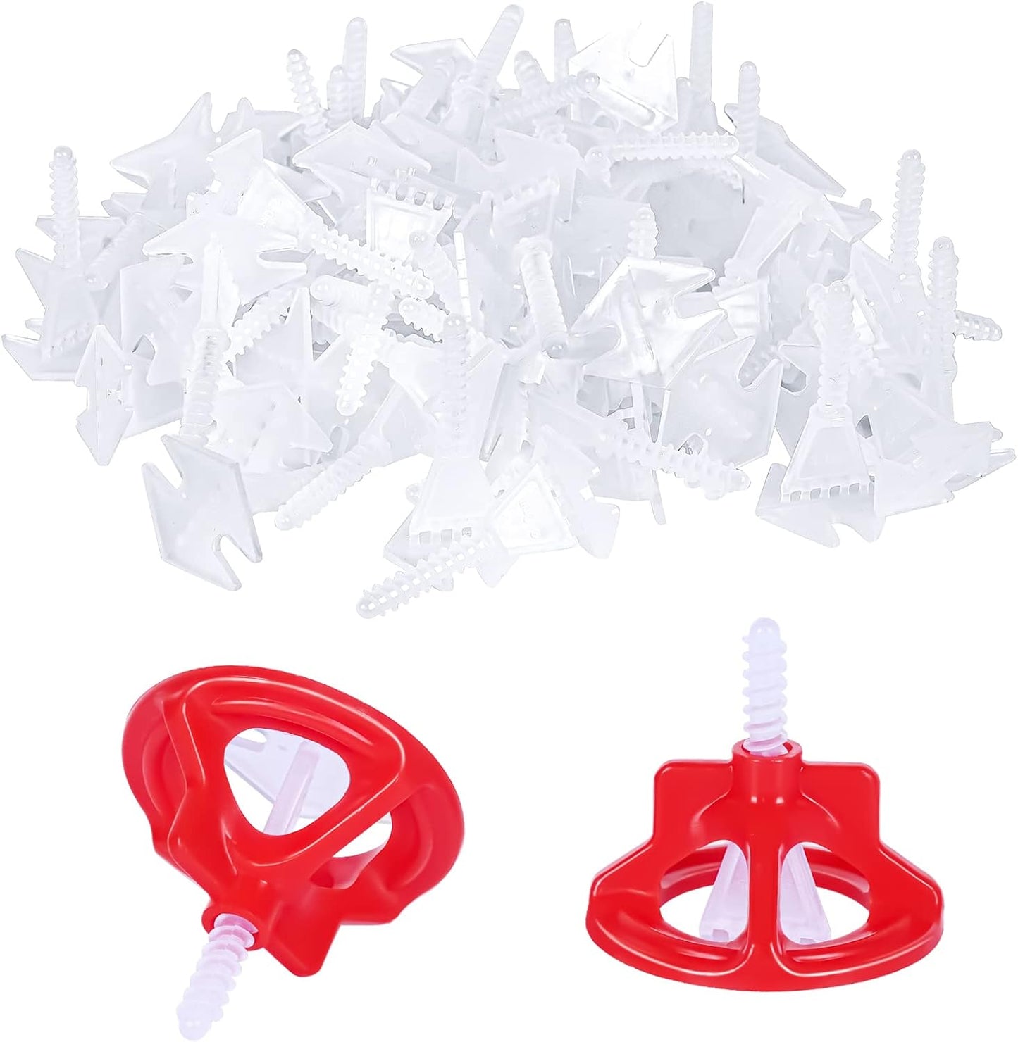 Professional Tile Leveling System Kit，Anti-Loosening Spacers/Wall, Bathroom Tiling - 1/16" Precision Alignment & Grout Spacing Tools(500base, 1/16)